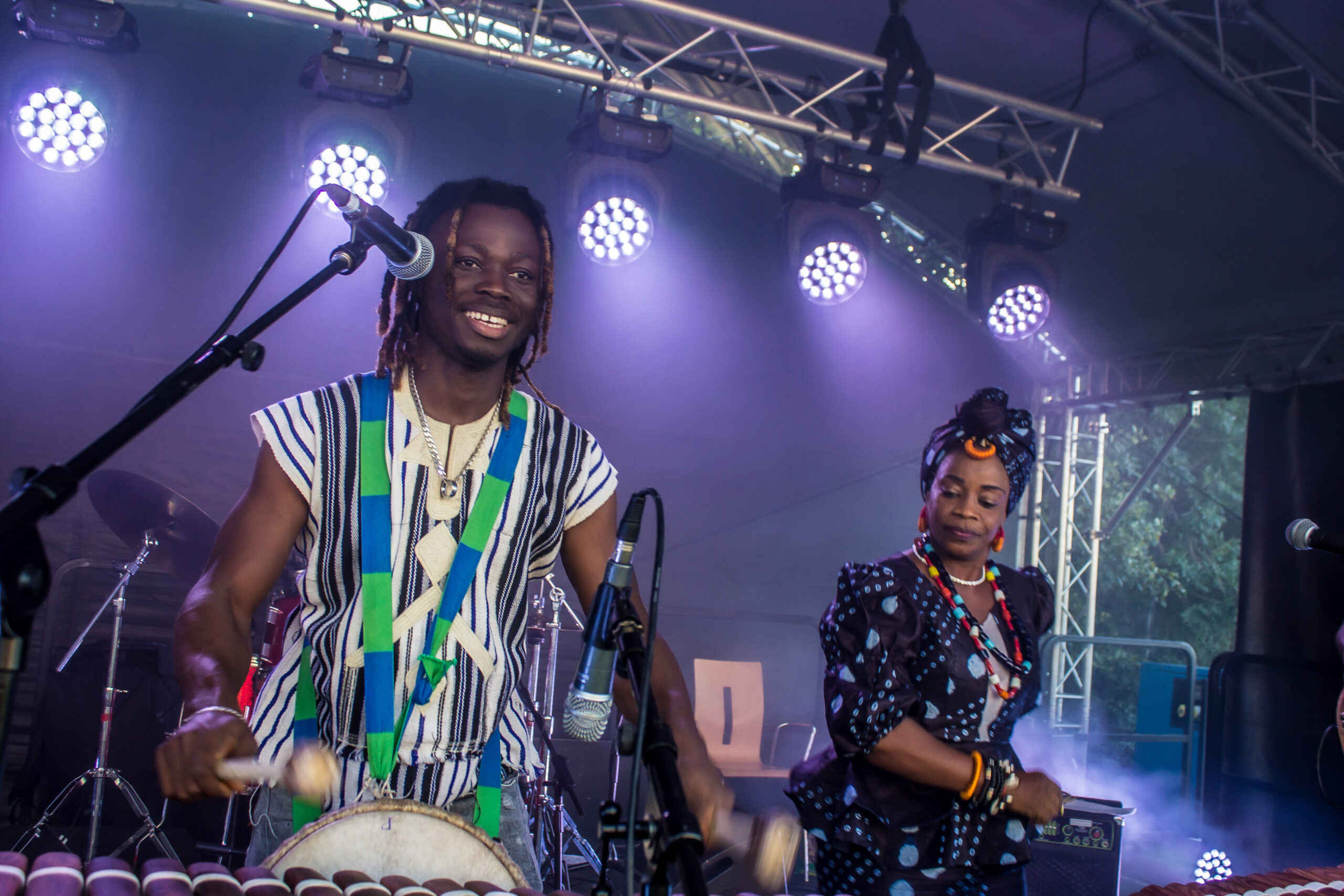 The Successors of the Mandingue live on stage at Butetown Carnival 2019