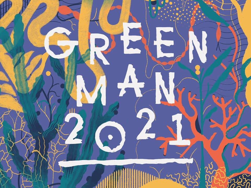 Green Man festival logo 2021