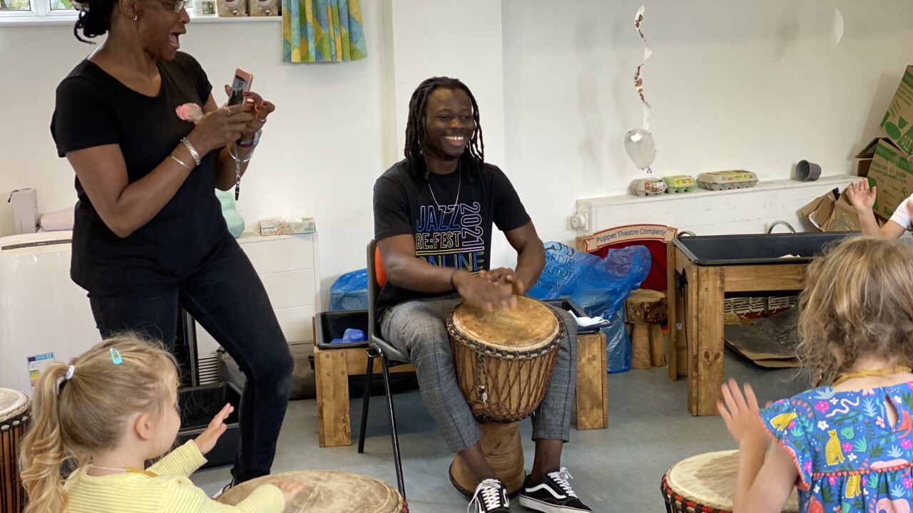Djembe workshop in Rhiwbeina, Cardiff